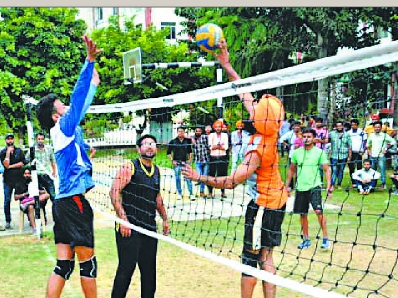  Desh Bhagat University, volleyball tournament,  won by the Faculty of Nursing, Mandi Gobindgarh