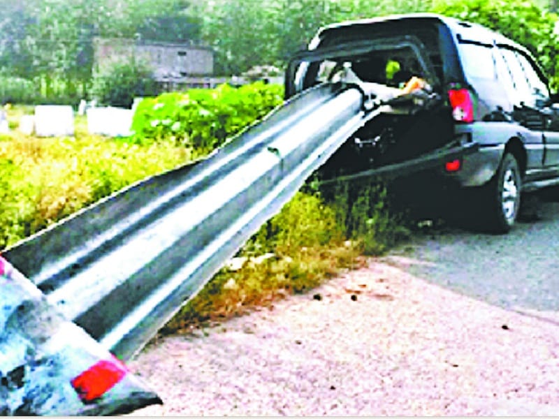 accident, dasuha accident, woman death in accident, son and mother injured, amritsar