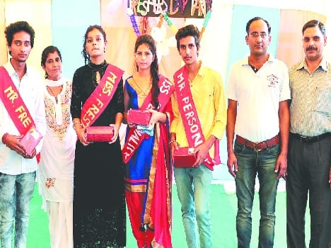 freshar party  celebration in bilaspur collage.