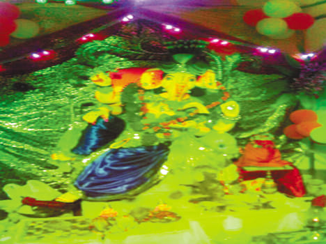 Ganesha engaged Jaykare, procession