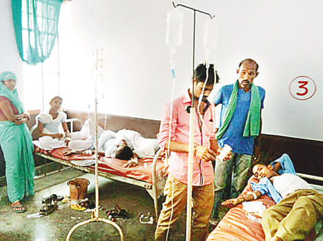 Parents felt the influx of sick children in the same school