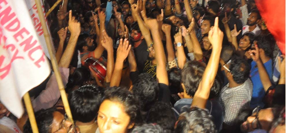 first time in jnu history abvp got worst defeat in student election