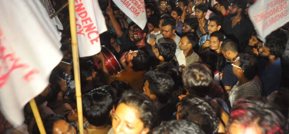 first time in jnu history abvp got worst defeat in student election