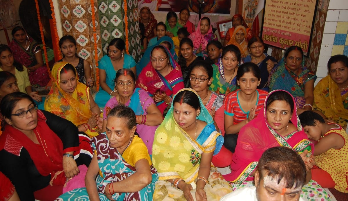 Satyanarayana temple celebrating Krishna Ctihar