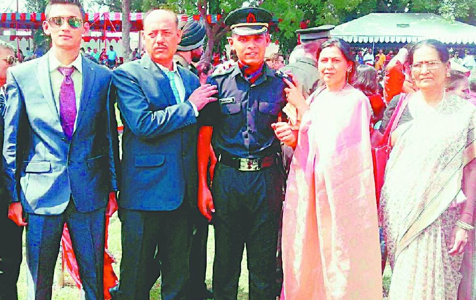 Constable grandfather, father Subedar, now son officer