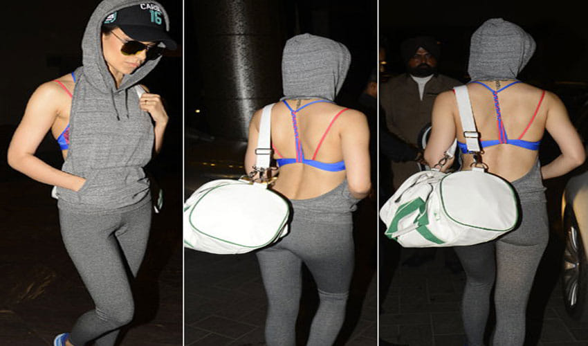 kangana captured in camera in her bold look