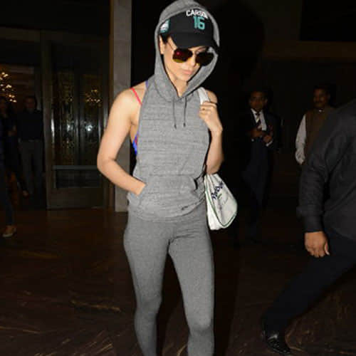 kangana captured in camera in her bold look