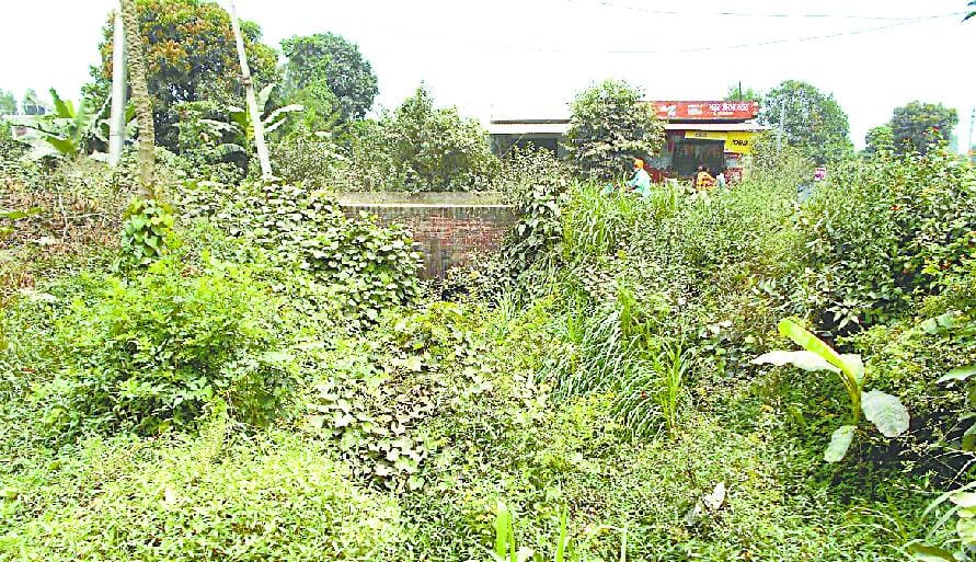 The canal water off a dozen villages