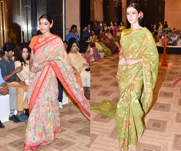  Vidya balan did ramp walk in Lucknow.