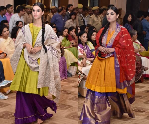  Vidya balan did ramp walk in Lucknow.