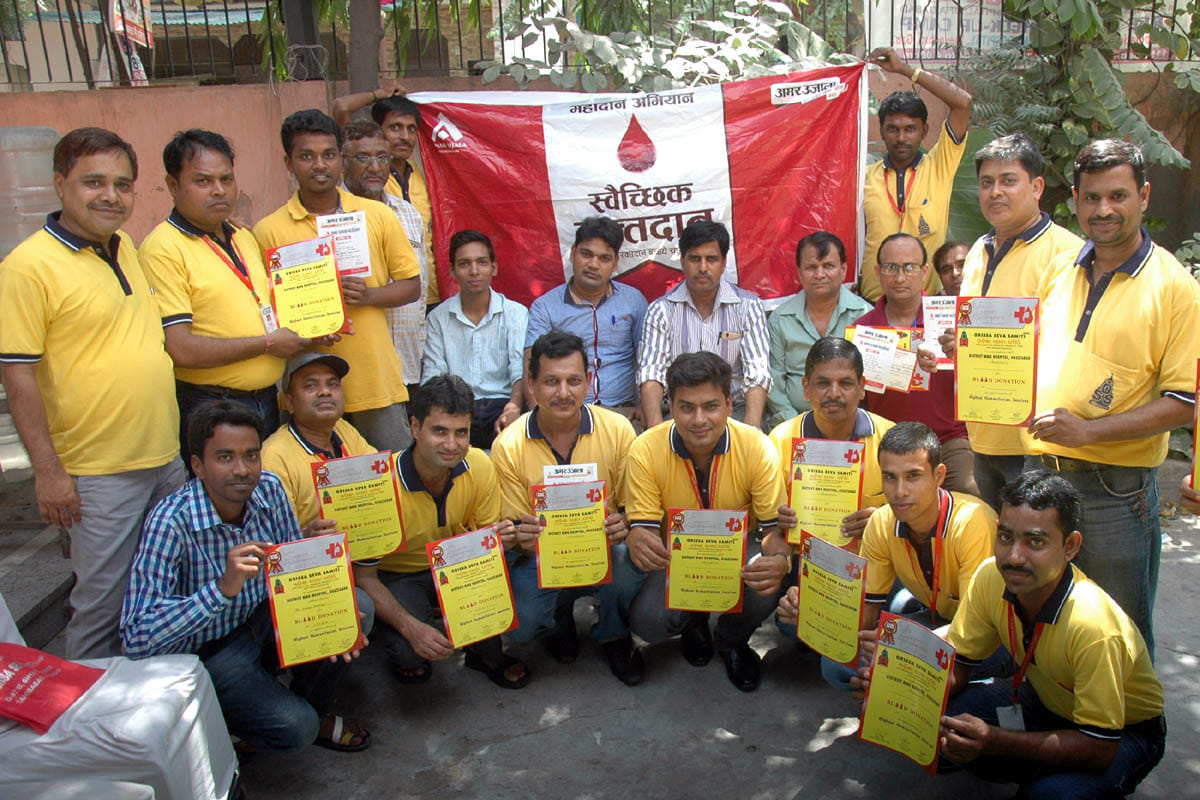 As did women with men donating blood
