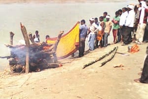 SSB soldier last rituals takes place