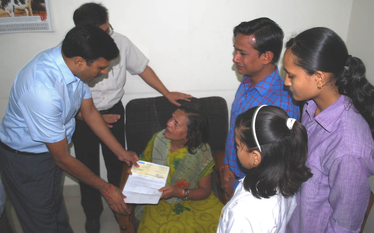 DM gave 5 million to help the woman