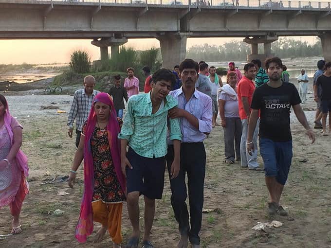 four boys drowned in satluj river in ludhiana during ganesh visarjan