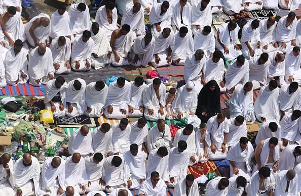 meena stoning ritual during hajj yatra