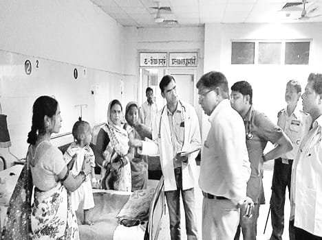 Absent were two staff nurses, Notis