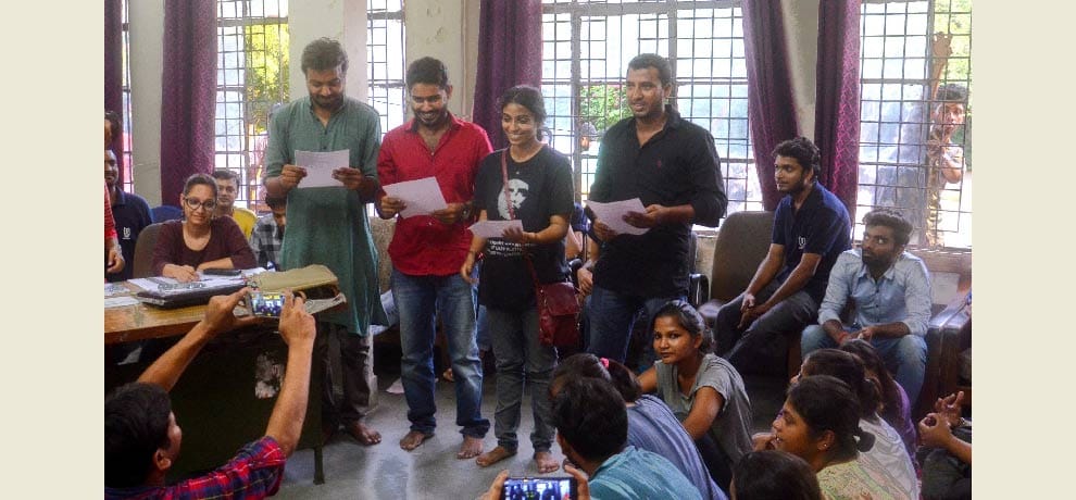 JNU students' union took the oath with the functioning