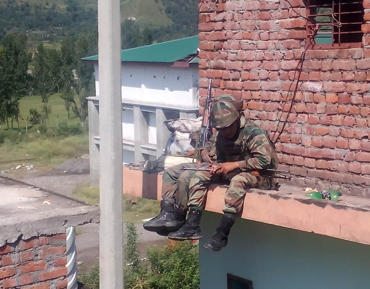 encounter and search operation continue in poonch