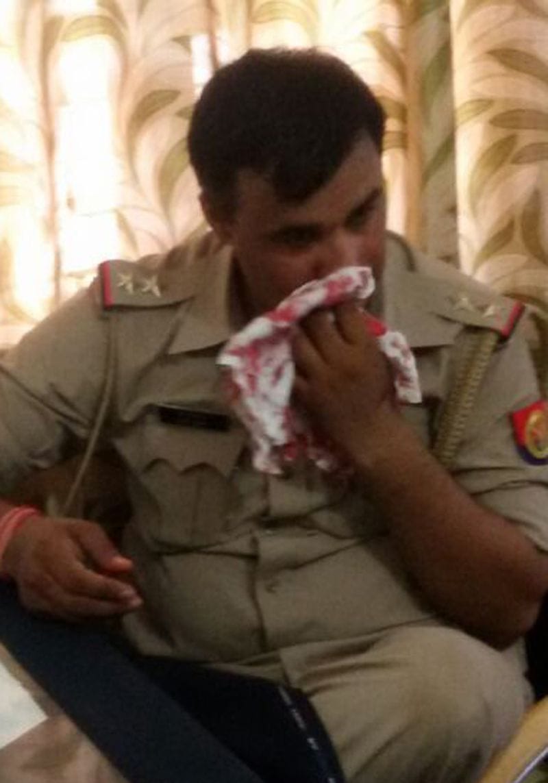 attack on police inspector