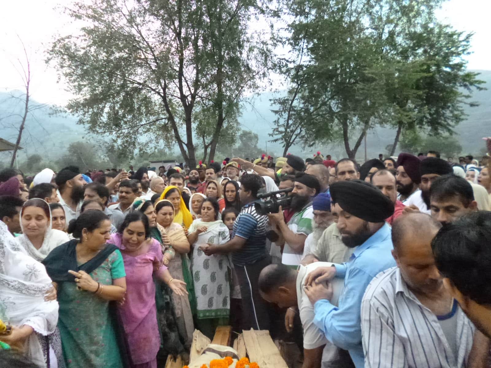martyr Rajendra saved many lives