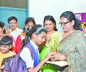 Sahil, akancha, shubh and Megha topper