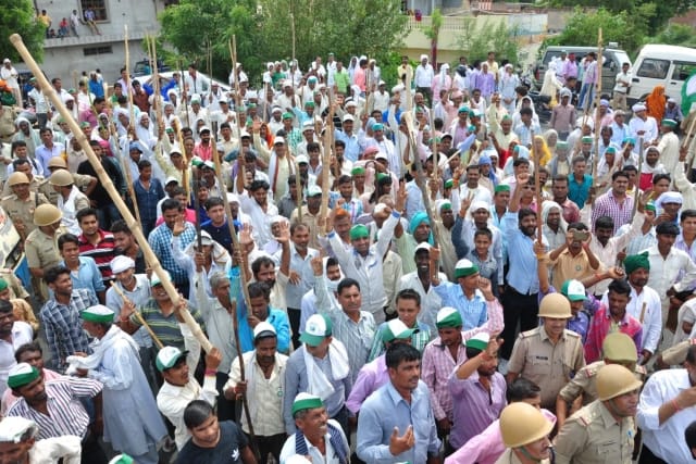 Report against BKU president Bhanu and five hundred farmers 