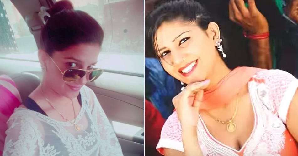 Singer Sapna Chaudhary face the media for the first time