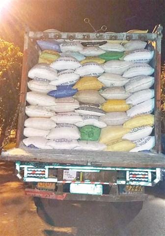 500 bags of ration ricea arest