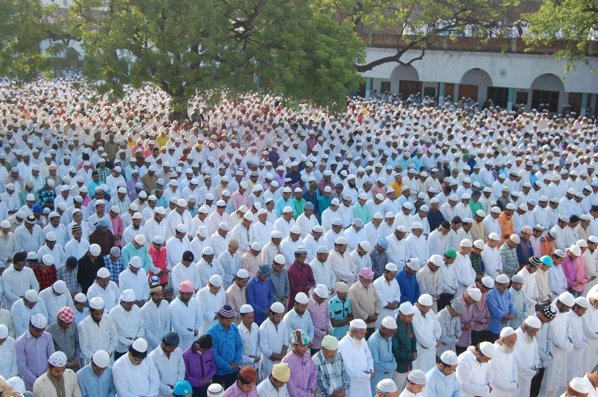Idgah are buzzing, hands raised for the country's well-being