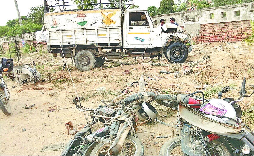 Delhi bypaas hisar, Road Accident hisar, Hisar