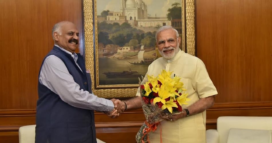 administrator vp singh bdnaur meet PM Modi