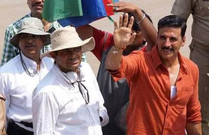 akshay kumar reached varanasi for film shooting