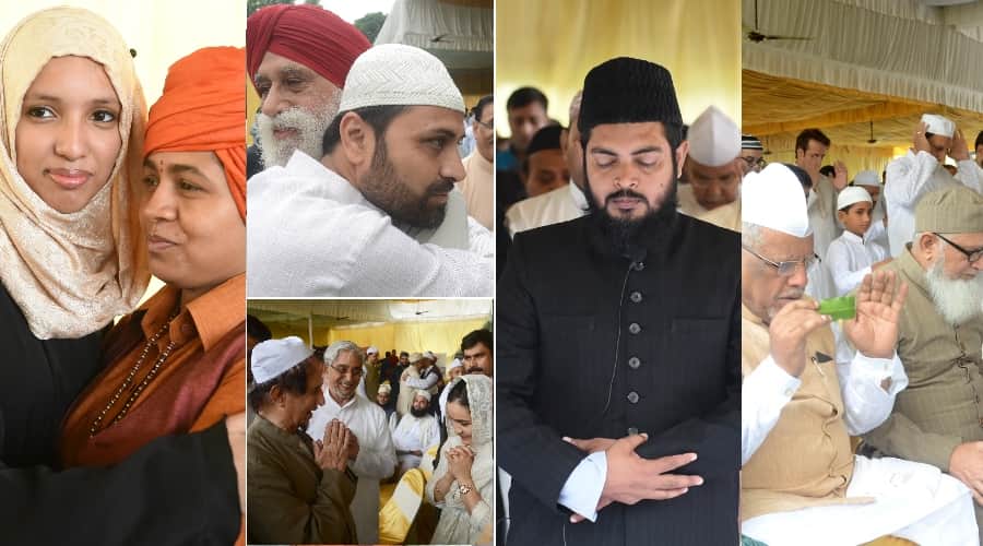 eid ul azha namaz performed by shia sunni together in lucknow