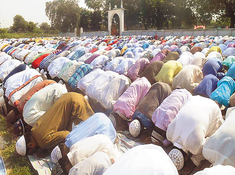 Eid-ul-Adha prayers on peace sought
