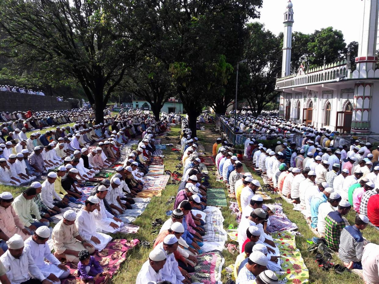 Prayed for the tranquility of the country.