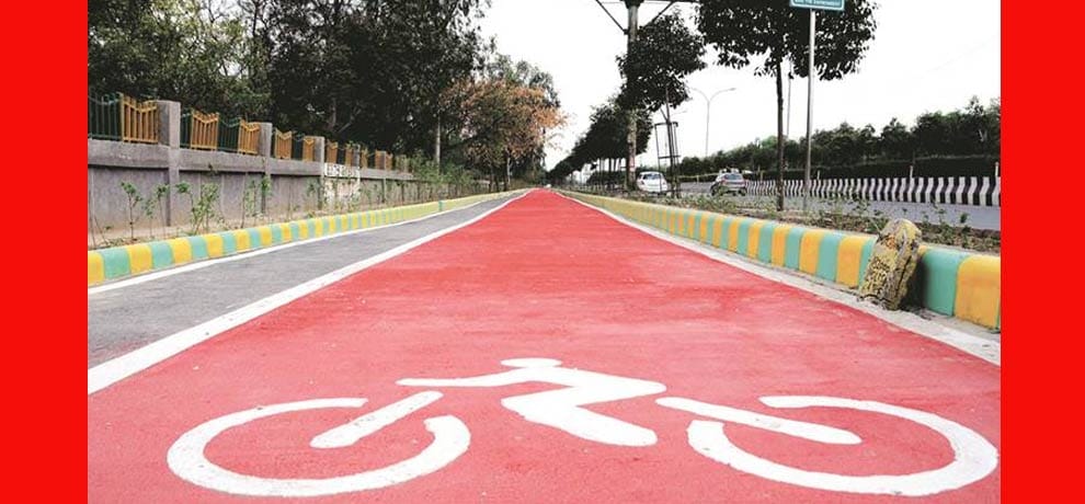 drive a vehicle on cycle track can be punishment in chandigarh