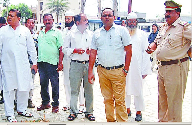 Cabinet minister inspected idgaah