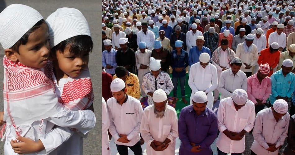 eid, eid celebreation, eid celebreation at chandigarh, jama masjid, muslim community, chandigarh