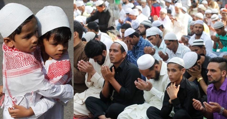 eid, eid celebreation, eid celebreation at chandigarh, jama masjid, muslim community, chandigarh