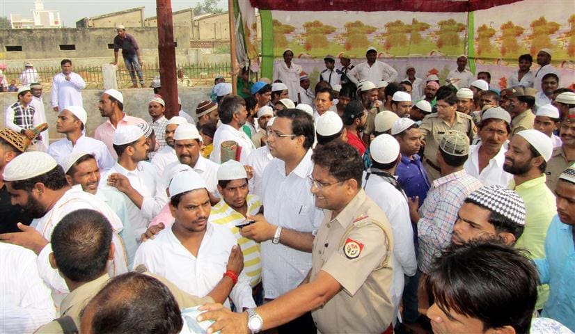Sfai- camp clashed with the BSP, Hungama
