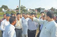 children park, inspection, nagar parishad chairman, kaithal