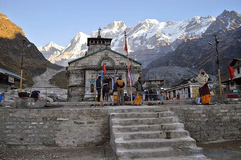 crack on kedarnath dham hills