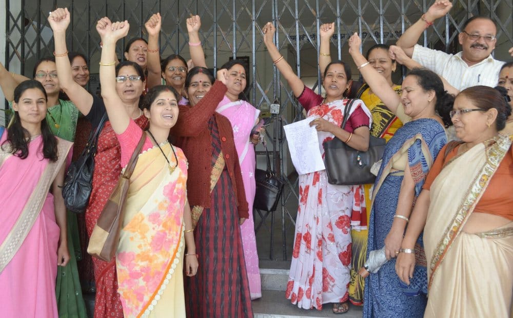teacher strike in big level