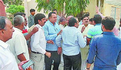 Temple Devsthan resist removal
