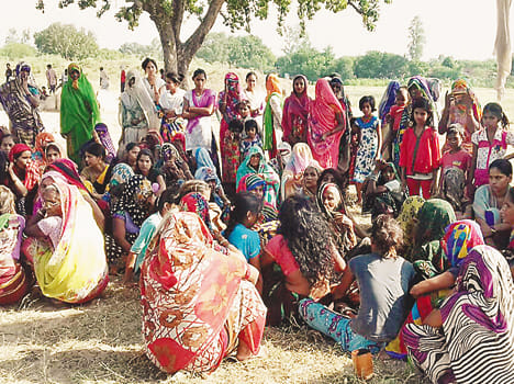 Crop failure, farmers upset at hanging swing
