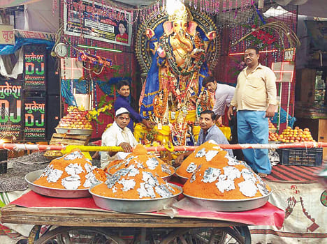 Ganesha felt indulgence of 2.5 quintals Modak