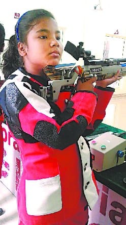 Devyani State won the gold medal in shooting