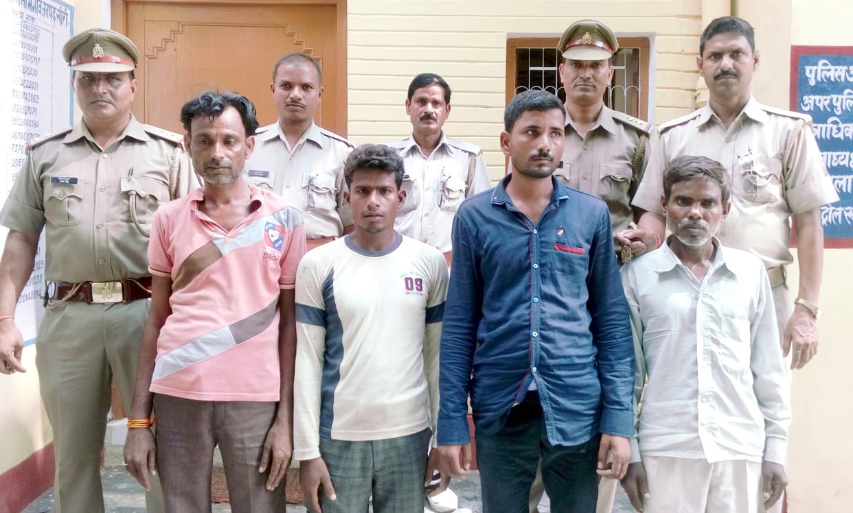 Four members of the gang arrested vicious thuggery