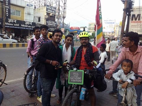 15,000 kilometer cycle to change thinking on this amazing journey