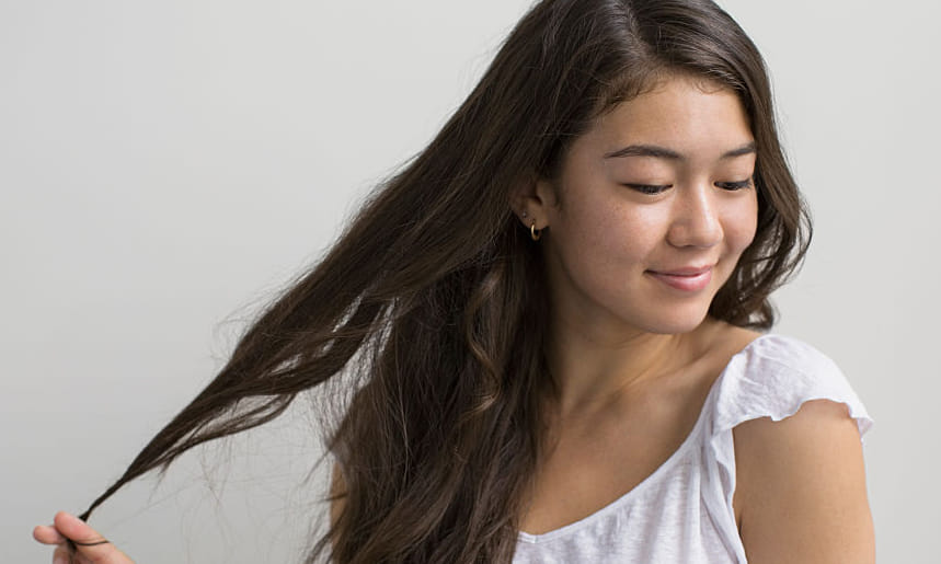 cold drink for silky hair